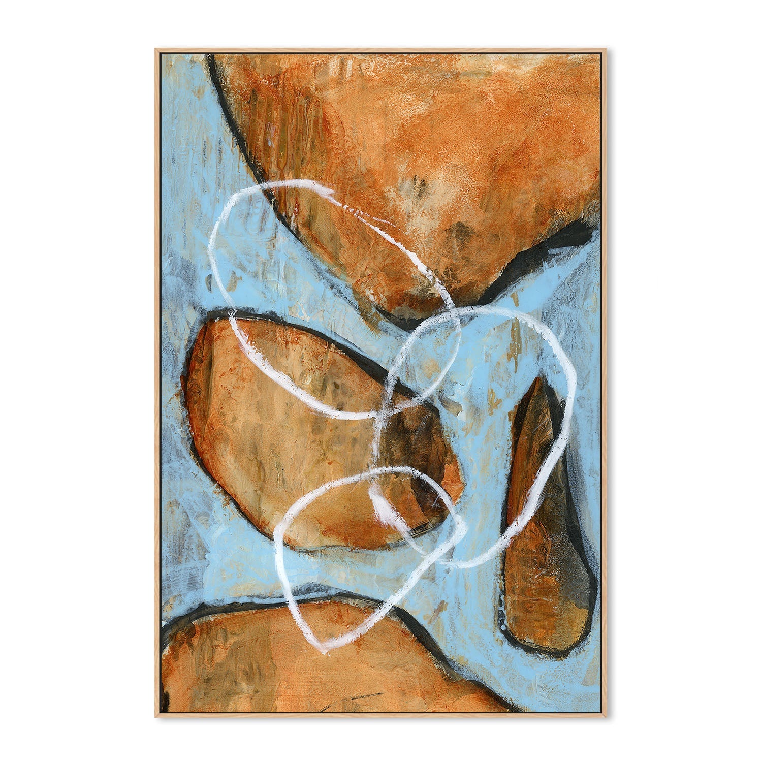 wall-art-print-canvas-poster-framed-Golden Circles , By Aubrey-4