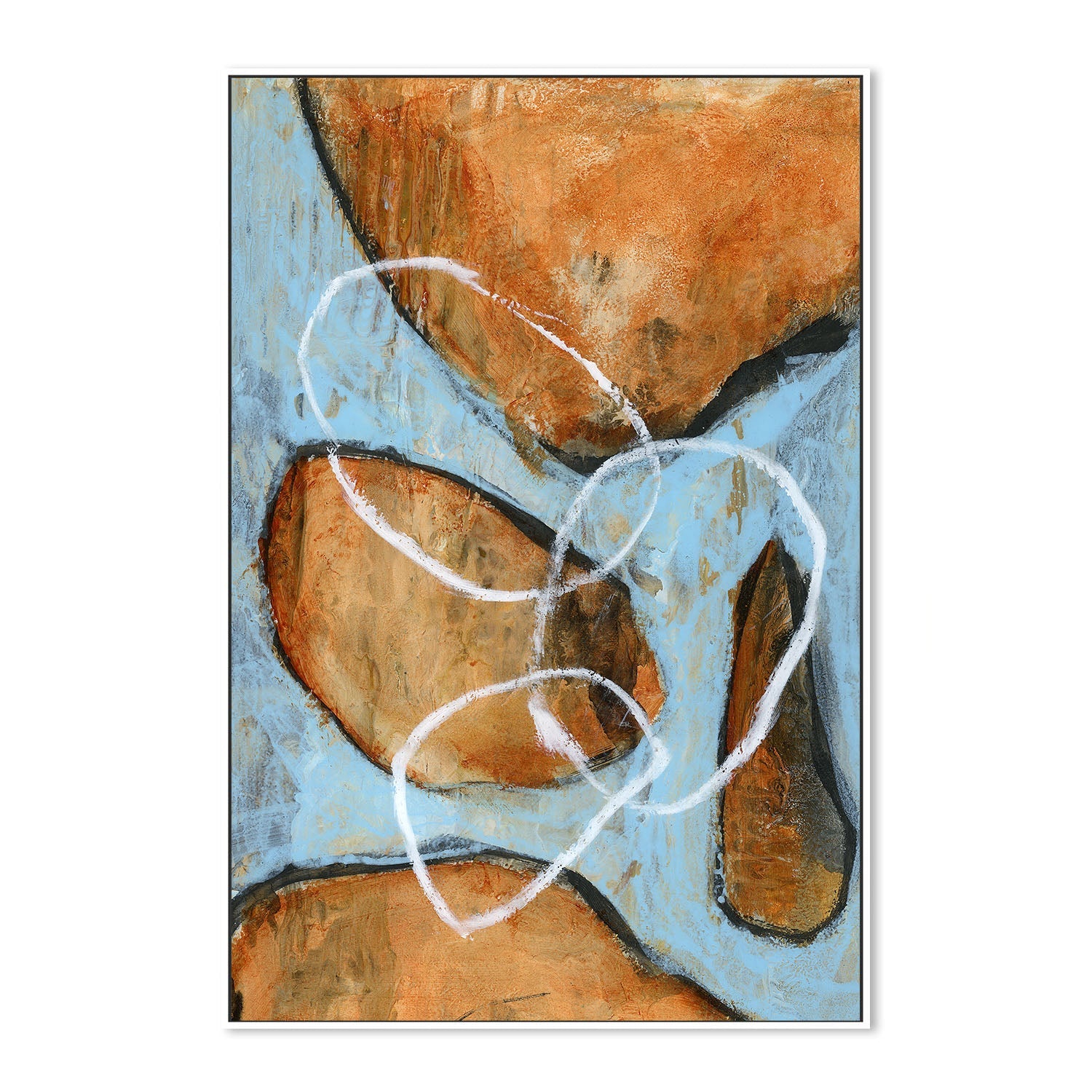 wall-art-print-canvas-poster-framed-Golden Circles , By Aubrey-5