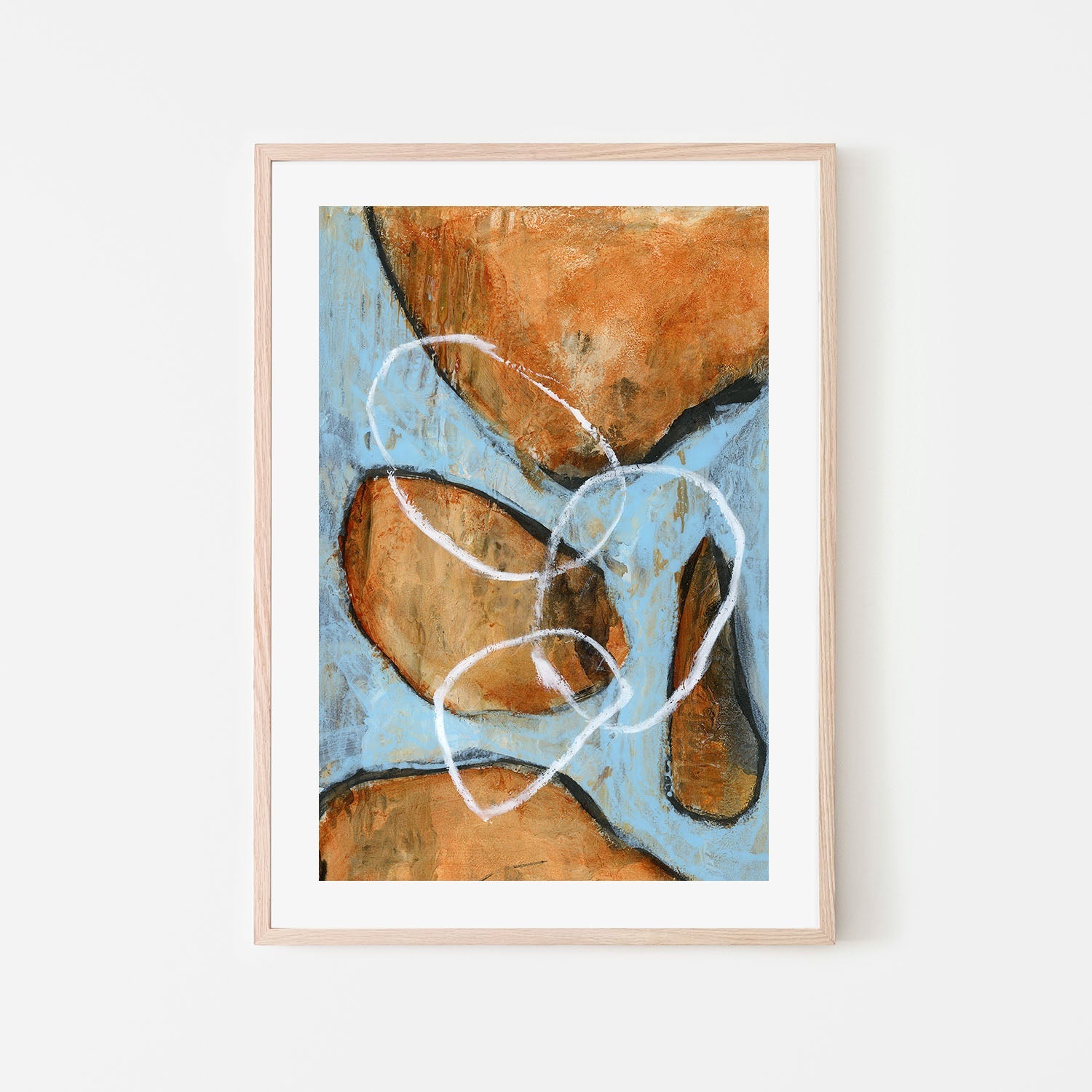 wall-art-print-canvas-poster-framed-Golden Circles , By Aubrey-6