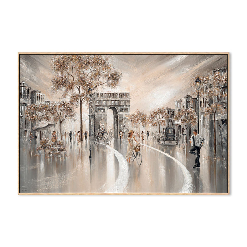 wall-art-print-canvas-poster-framed-Golden Days, Paris , By Isabella Karolewicz-4