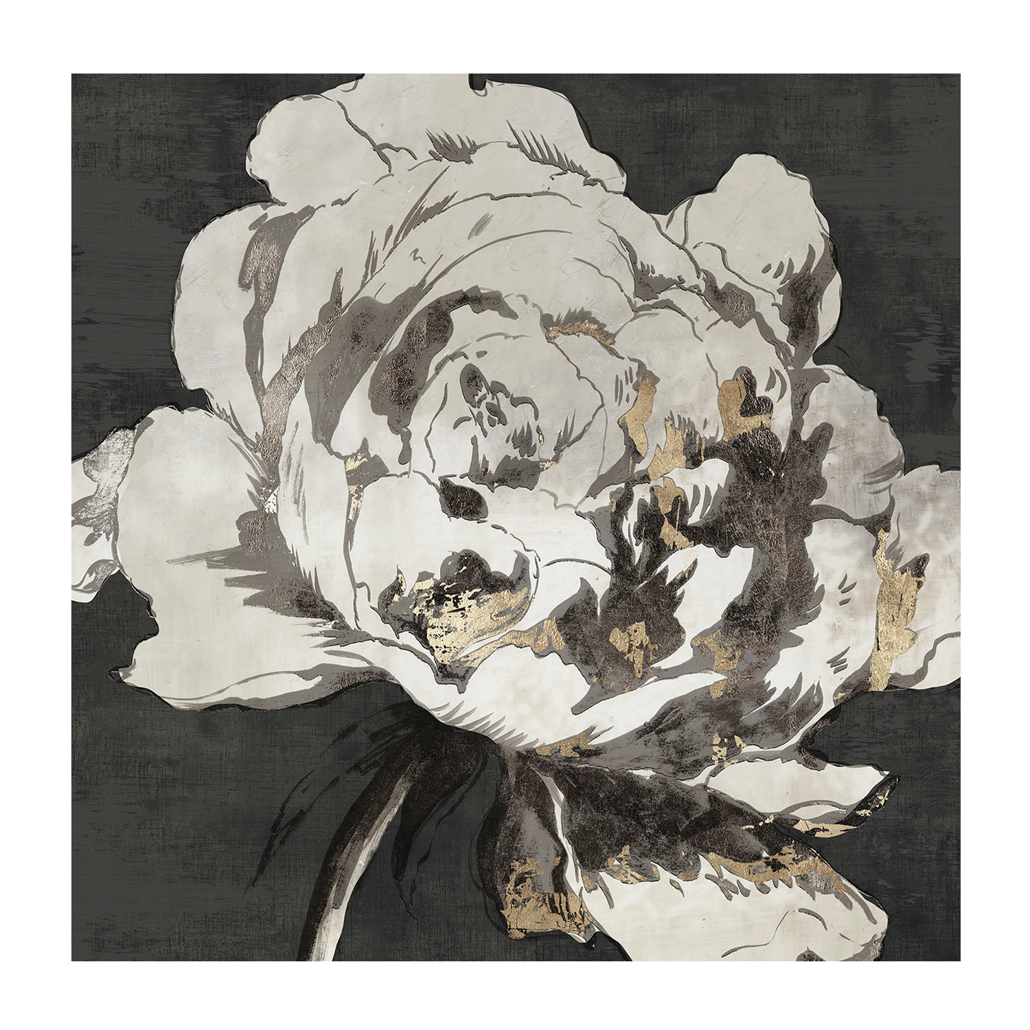 wall-art-print-canvas-poster-framed-Golden Flower, Style A & B, Set Of 2 , By Asia Jensen-8