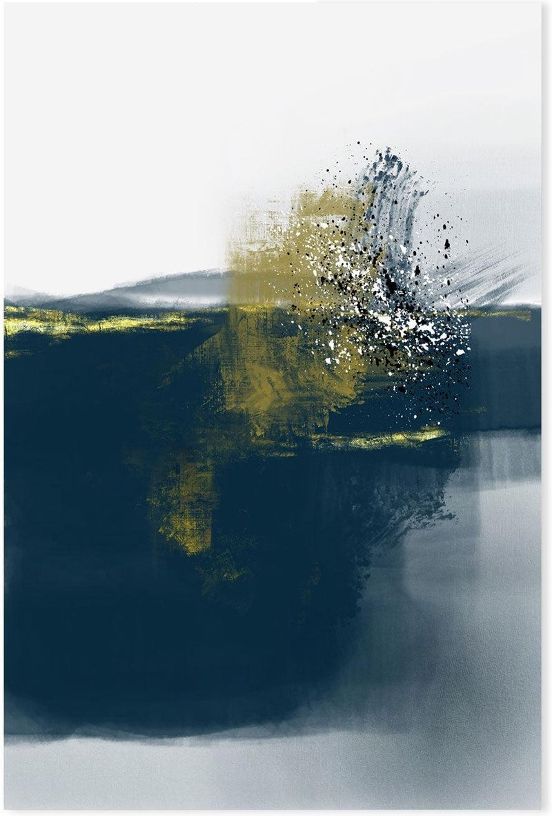 wall-art-print-canvas-poster-framed-Golden Navy, Style A , By Karine Tonial Grimm-GIOIA-WALL-ART