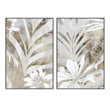 wall-art-print-canvas-poster-framed-Golden Palms, Style A & B, Set Of 2 , By Bella Eve-3