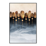 wall-art-print-canvas-poster-framed-Golden Pebbles-GIOIA-WALL-ART