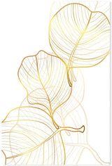 wall-art-print-canvas-poster-framed-Golden Silhouettes, Style B-GIOIA-WALL-ART