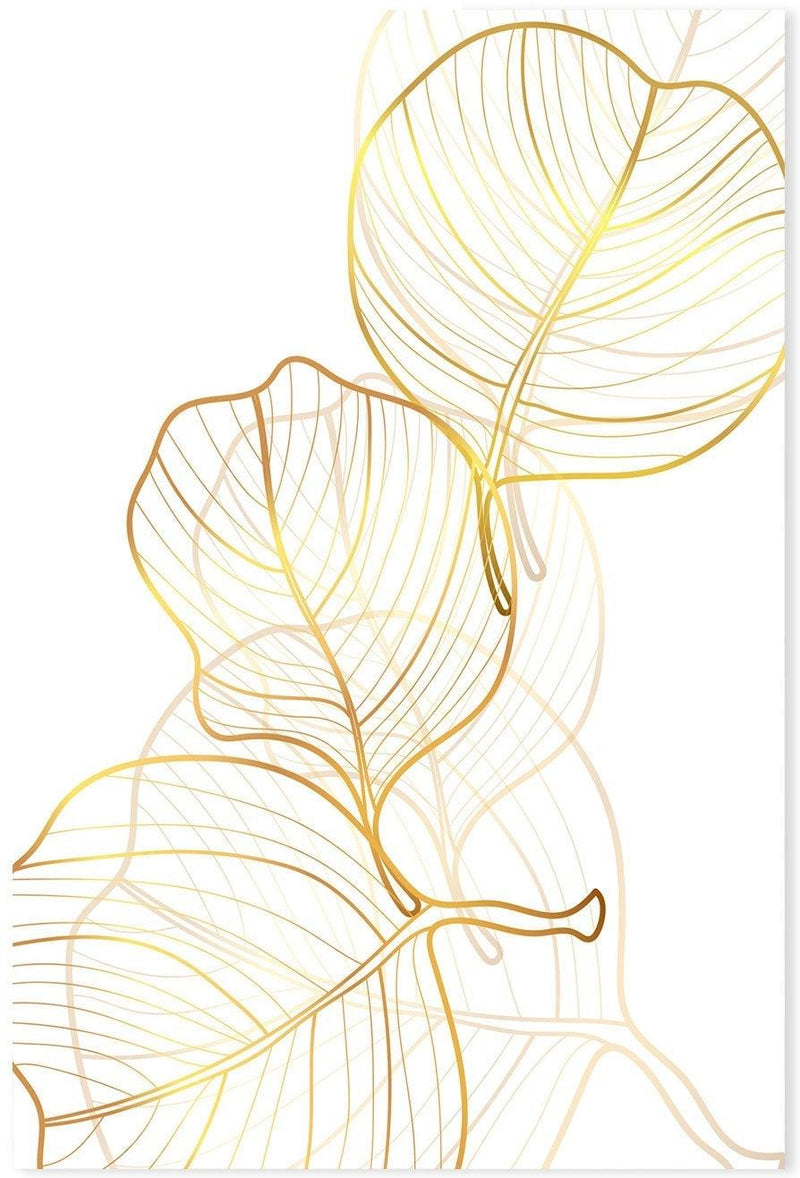wall-art-print-canvas-poster-framed-Golden Silhouettes, Style B-GIOIA-WALL-ART