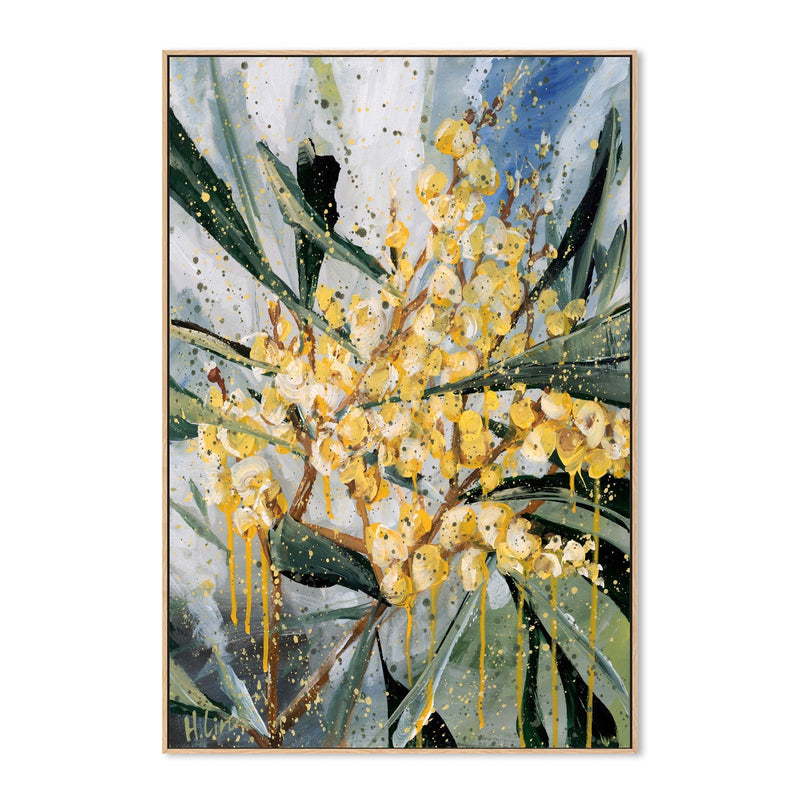 wall-art-print-canvas-poster-framed-Golden Wattle , By Hsin Lin-GIOIA-WALL-ART