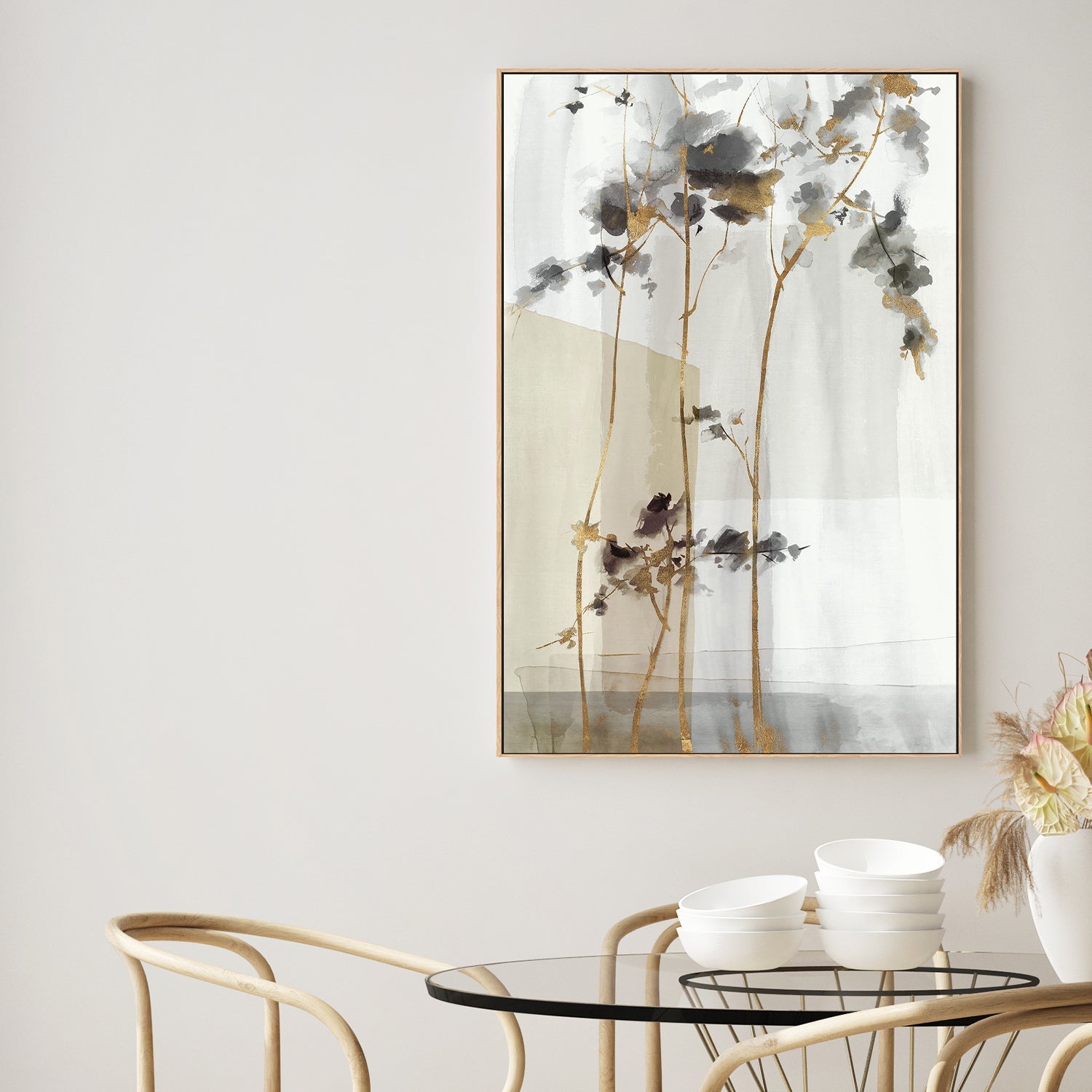 wall-art-print-canvas-poster-framed-Golden Zen , By Eva Watts-2