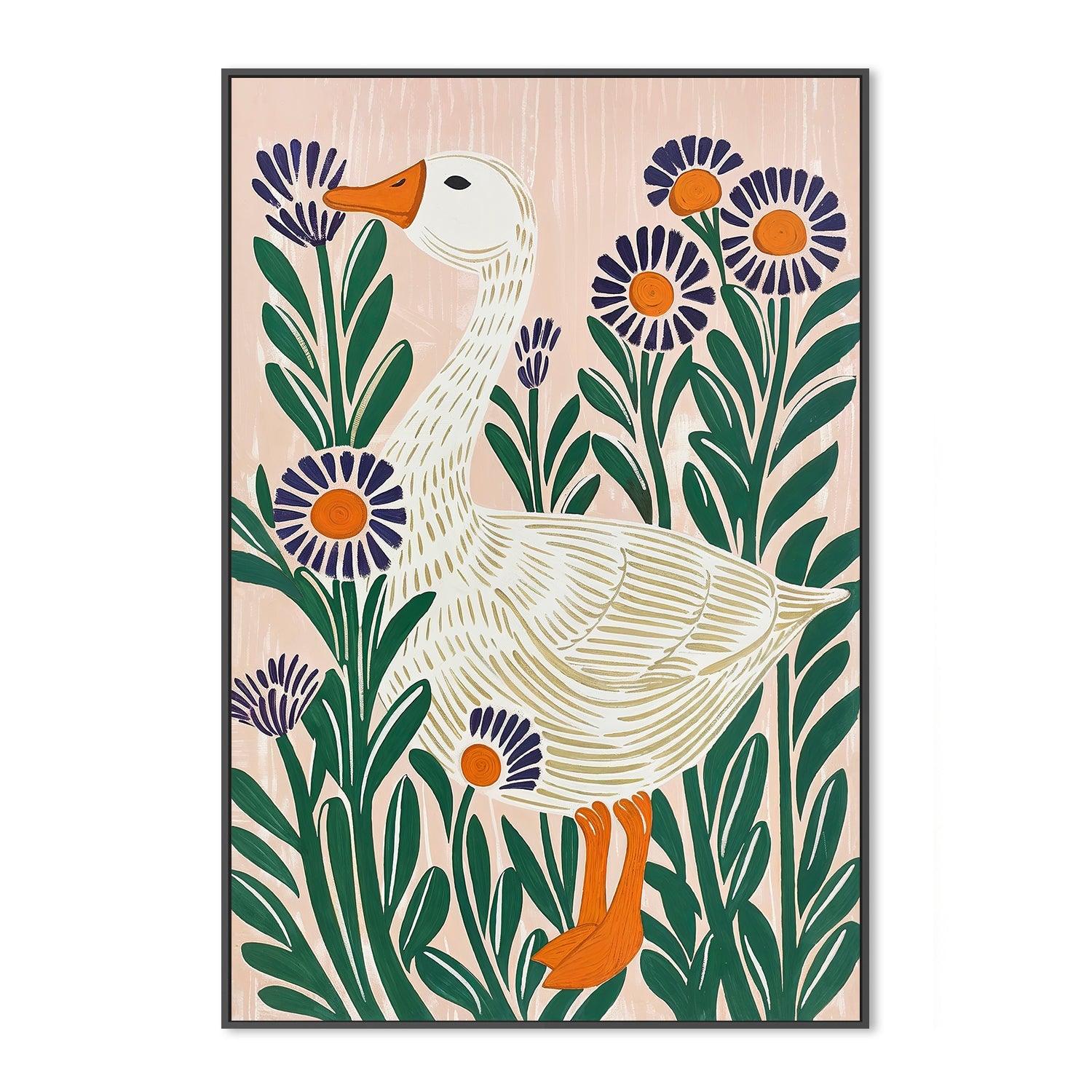 wall-art-print-canvas-poster-framed-Goose , By Lady Hana-4