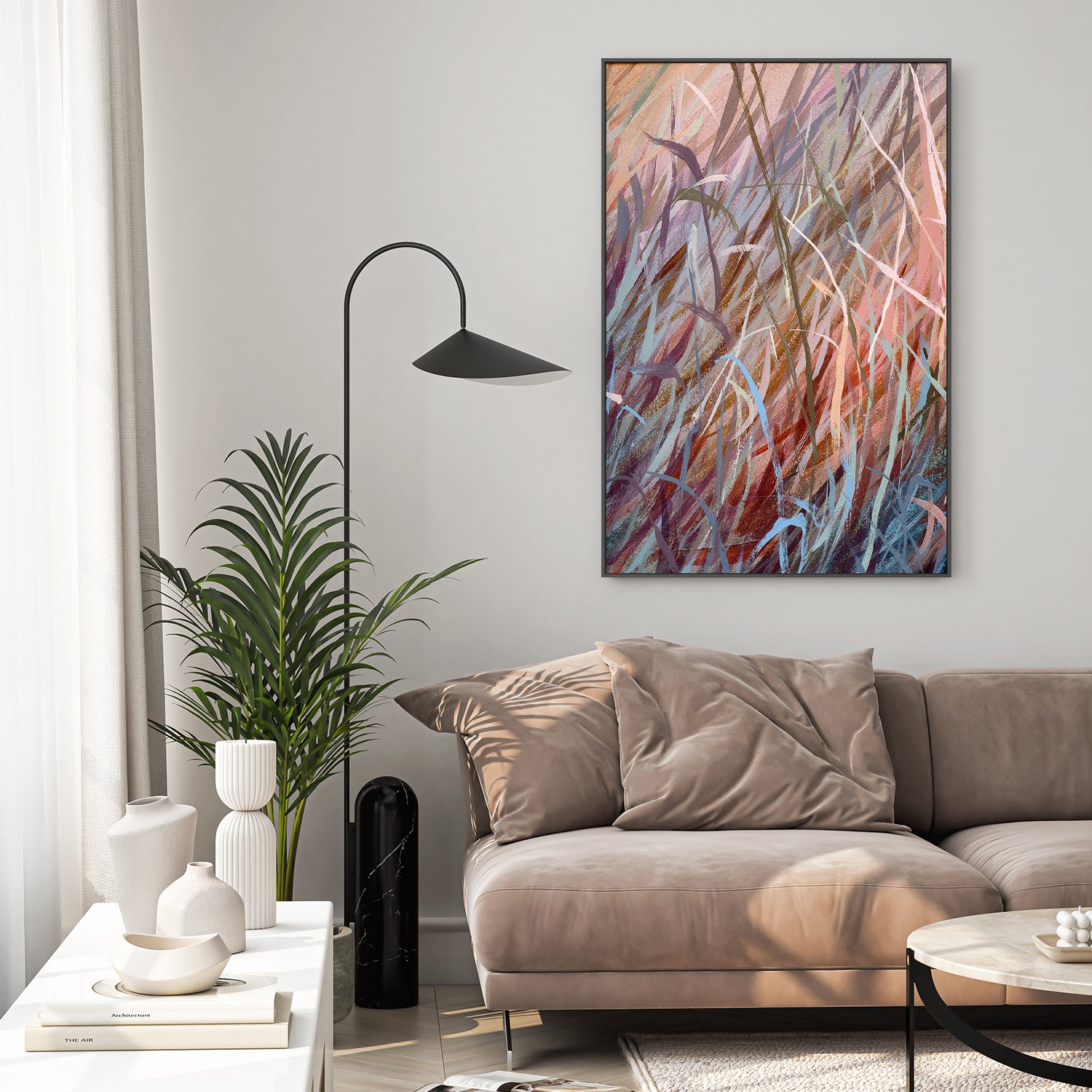 wall-art-print-canvas-poster-framed-Grassy browns-7