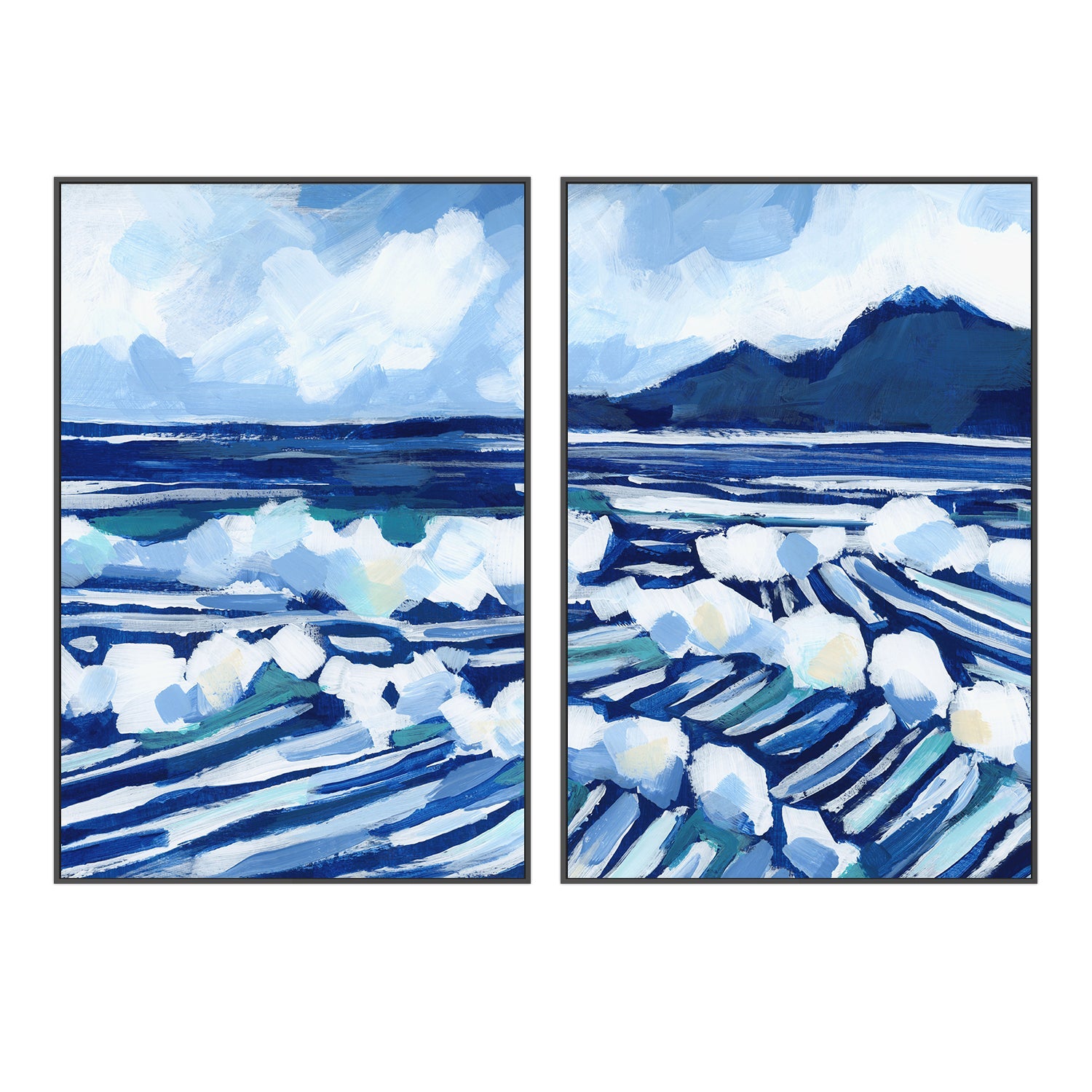 wall-art-print-canvas-poster-framed-Grecian Tides , Style A & B , Set Of 2 , By Jetty Home-3