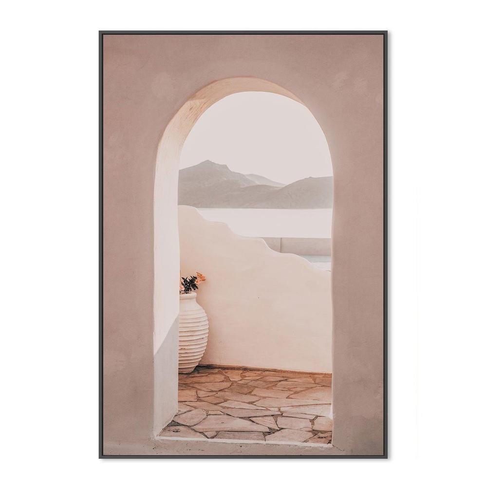 Greek Arch Door-Gioia-Prints-Framed-Canvas-Poster-GIOIA-WALL-ART
