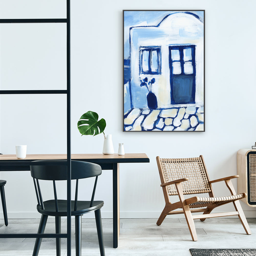 wall-art-print-canvas-poster-framed-Greek Island , By Jetty Home , By Jetty Home-2