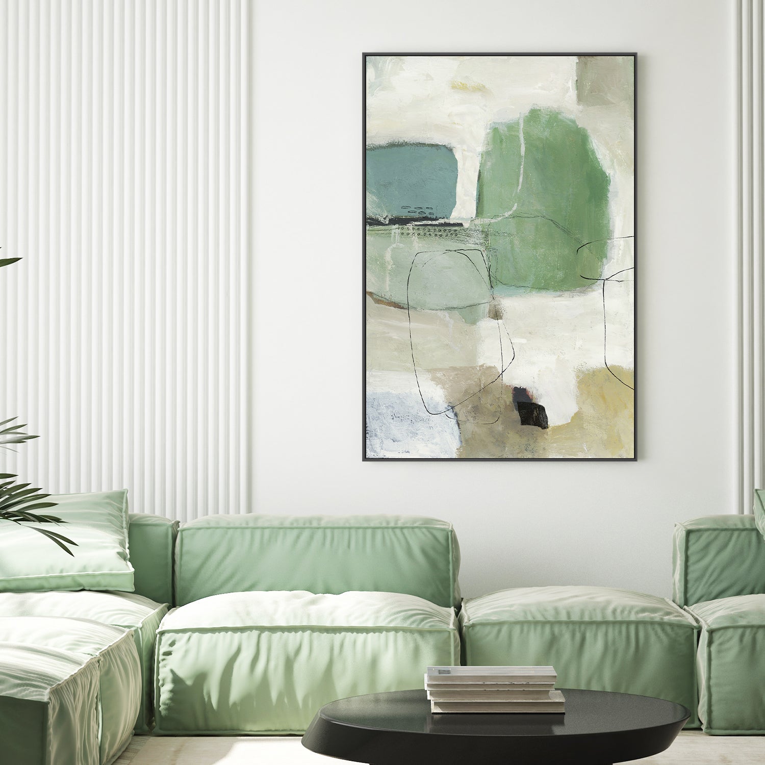 wall-art-print-canvas-poster-framed-Green Azure-2
