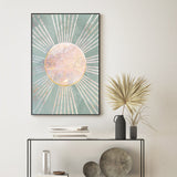 wall-art-print-canvas-poster-framed-Green Boho Sun, Style B , By Sarah Manovski-GIOIA-WALL-ART