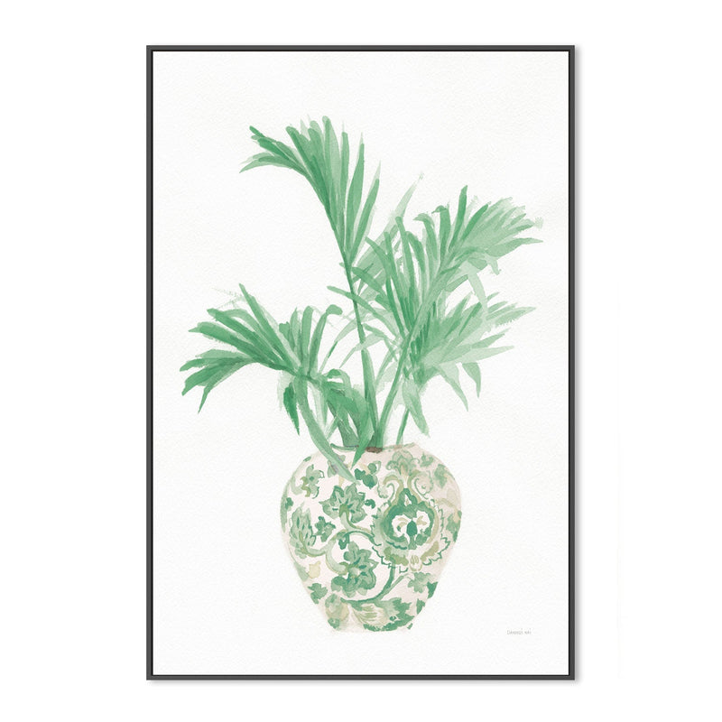 wall-art-print-canvas-poster-framed-Green Chinoiserie, Style A , By Danhui Nai-GIOIA-WALL-ART