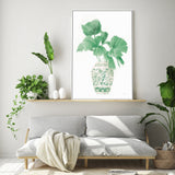 wall-art-print-canvas-poster-framed-Green Chinoiserie, Style B , By Danhui Nai-GIOIA-WALL-ART