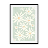 wall-art-print-canvas-poster-framed-Green Floral Fushion , By Elena Ristova-GIOIA-WALL-ART