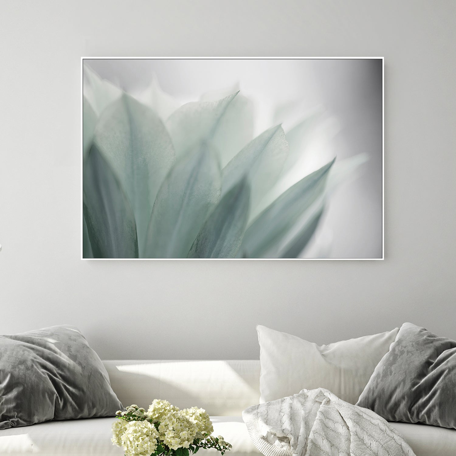 wall-art-print-canvas-poster-framed-Green Leaves Blooming , By Lily Mourier-2