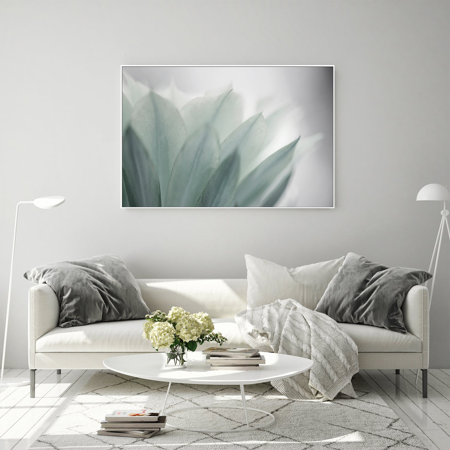 wall-art-print-canvas-poster-framed-Green Leaves Blooming , By Lily Mourier-7
