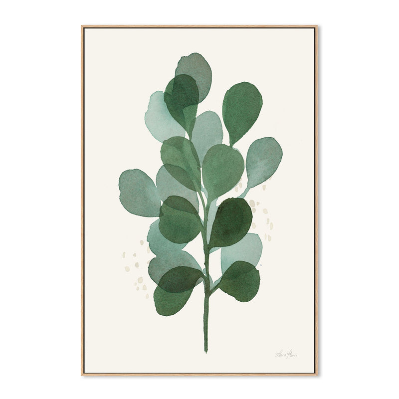 wall-art-print-canvas-poster-framed-Green Leaves, Style A , By Laura Horn-GIOIA-WALL-ART