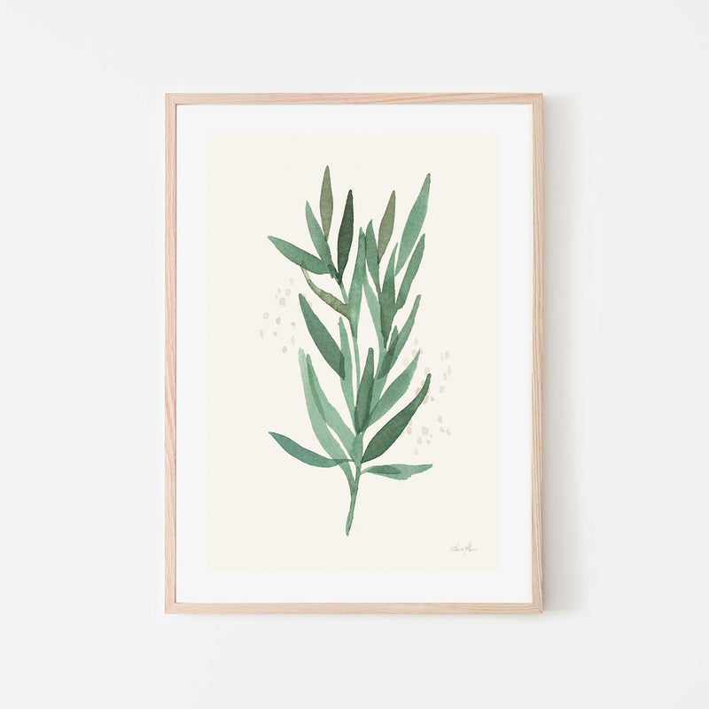 wall-art-print-canvas-poster-framed-Green Leaves, Style B , By Laura Horn-GIOIA-WALL-ART
