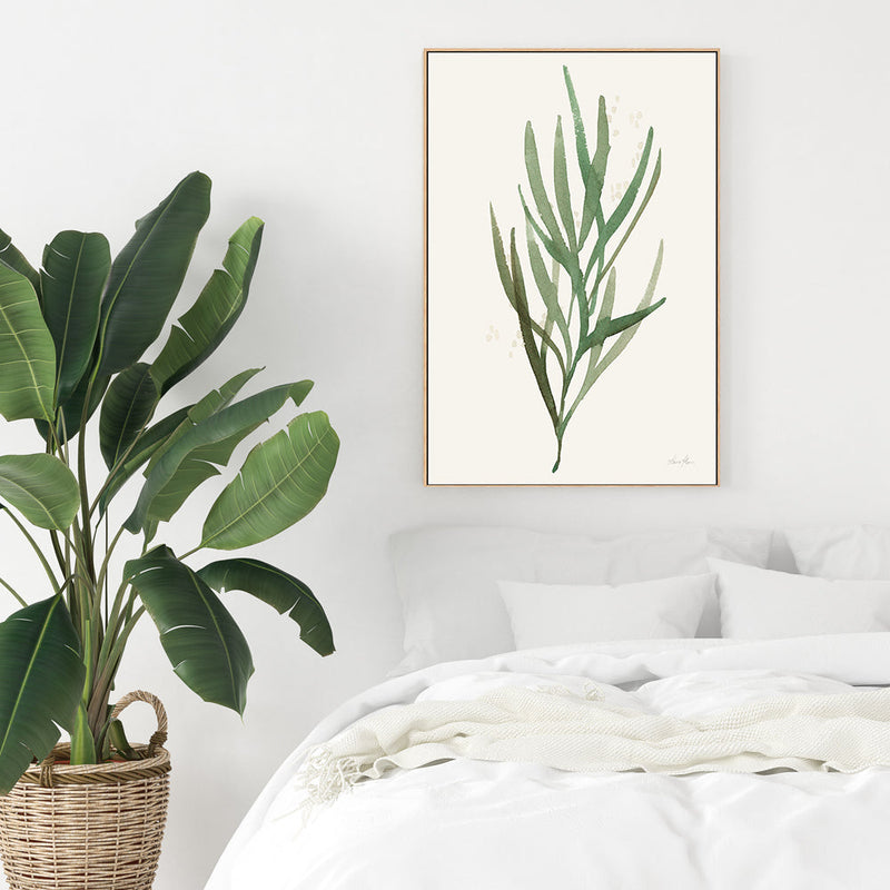 wall-art-print-canvas-poster-framed-Green Leaves, Style C , By Laura Horn-GIOIA-WALL-ART