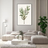 wall-art-print-canvas-poster-framed-Green Leaves, Style D , By Laura Horn-GIOIA-WALL-ART