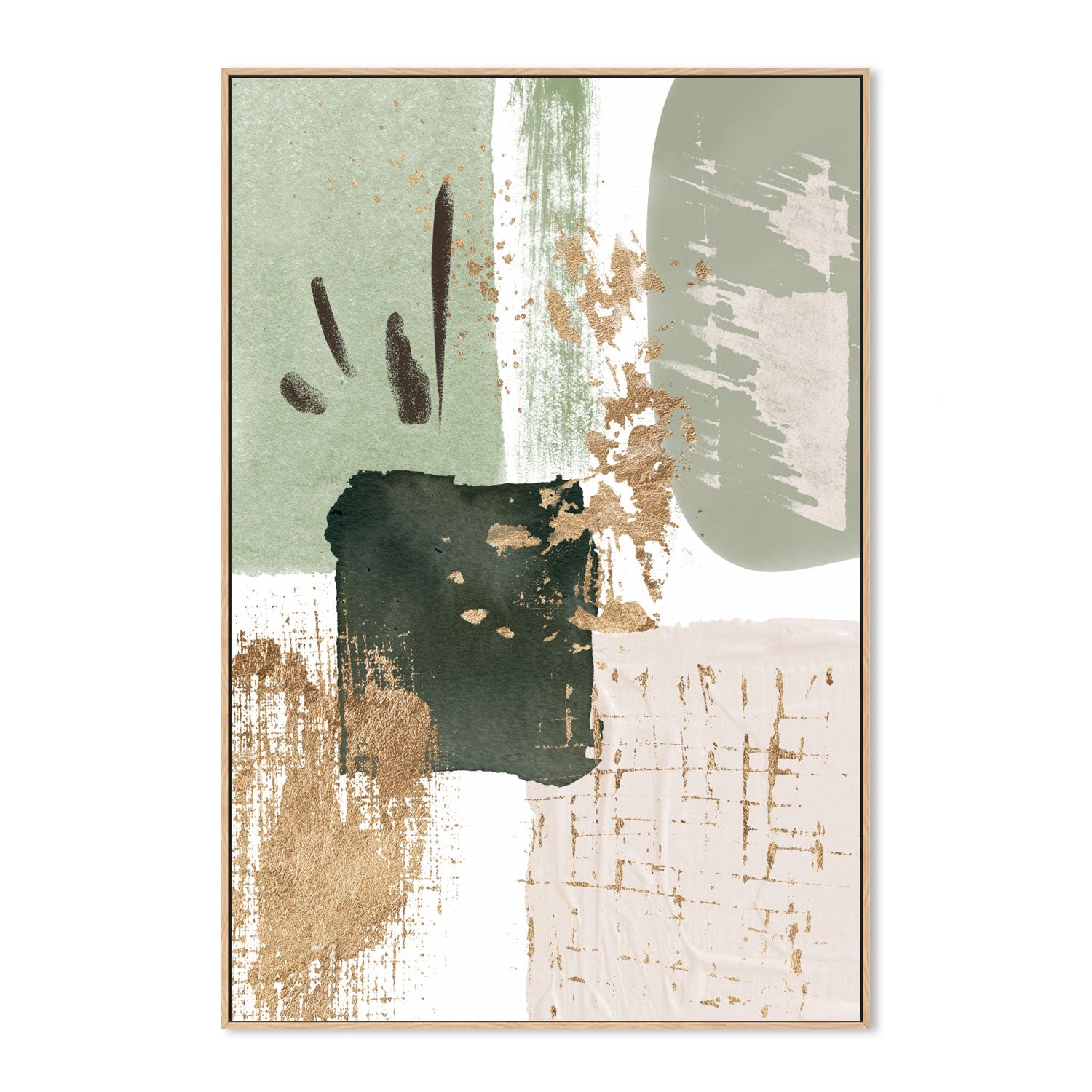 wall-art-print-canvas-poster-framed-Green of Curiosity, Style C , By Sally Ann Moss-4