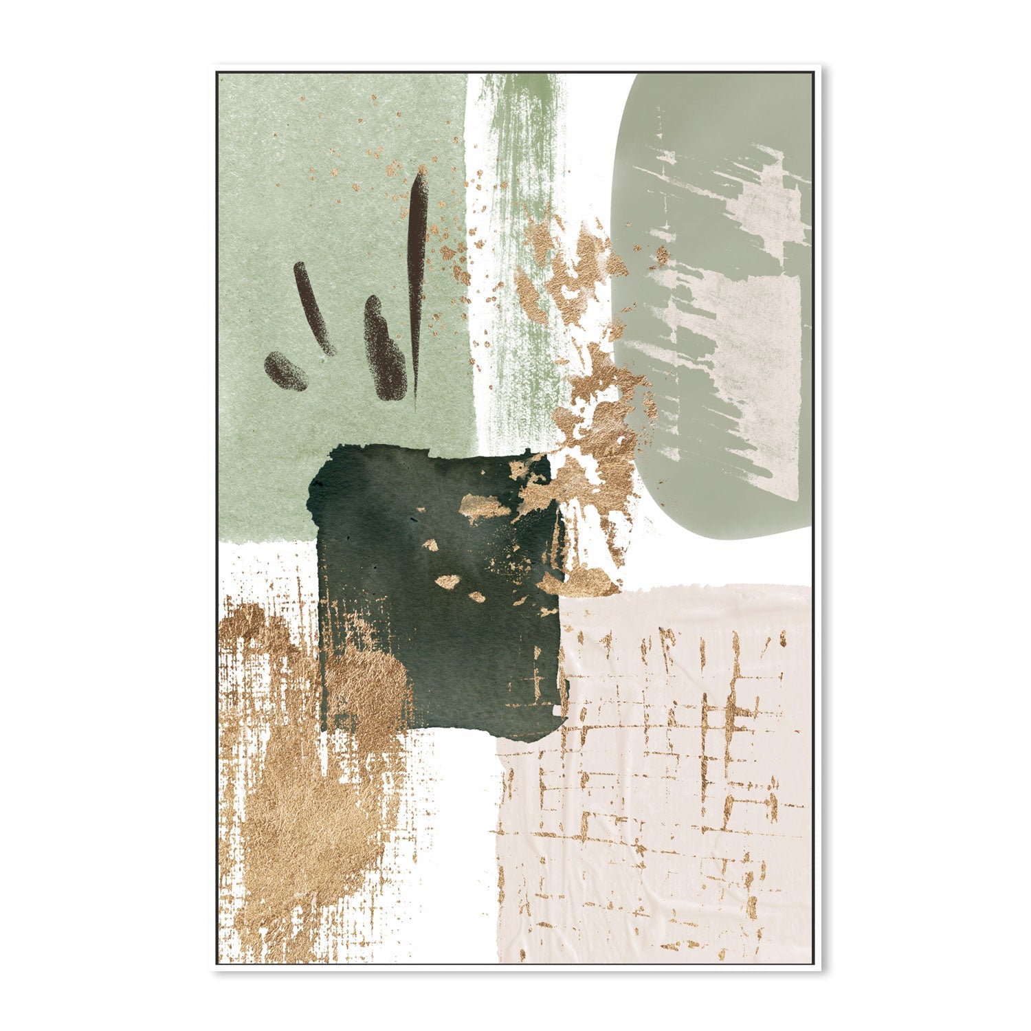 wall-art-print-canvas-poster-framed-Green of Curiosity, Style C , By Sally Ann Moss-5