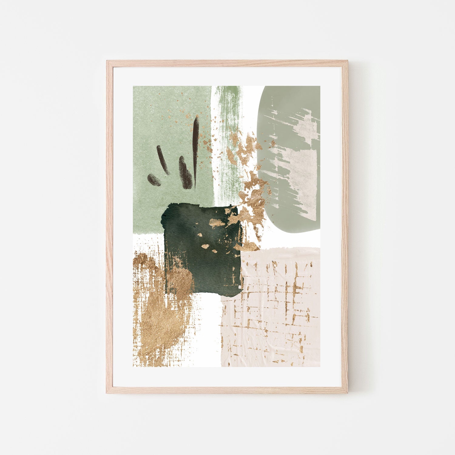 wall-art-print-canvas-poster-framed-Green of Curiosity, Style C , By Sally Ann Moss-6