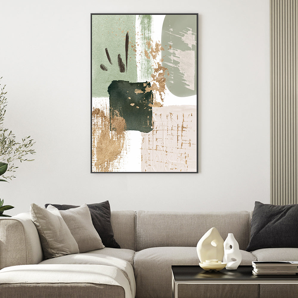 wall-art-print-canvas-poster-framed-Green of Curiosity, Style C , By Sally Ann Moss-7