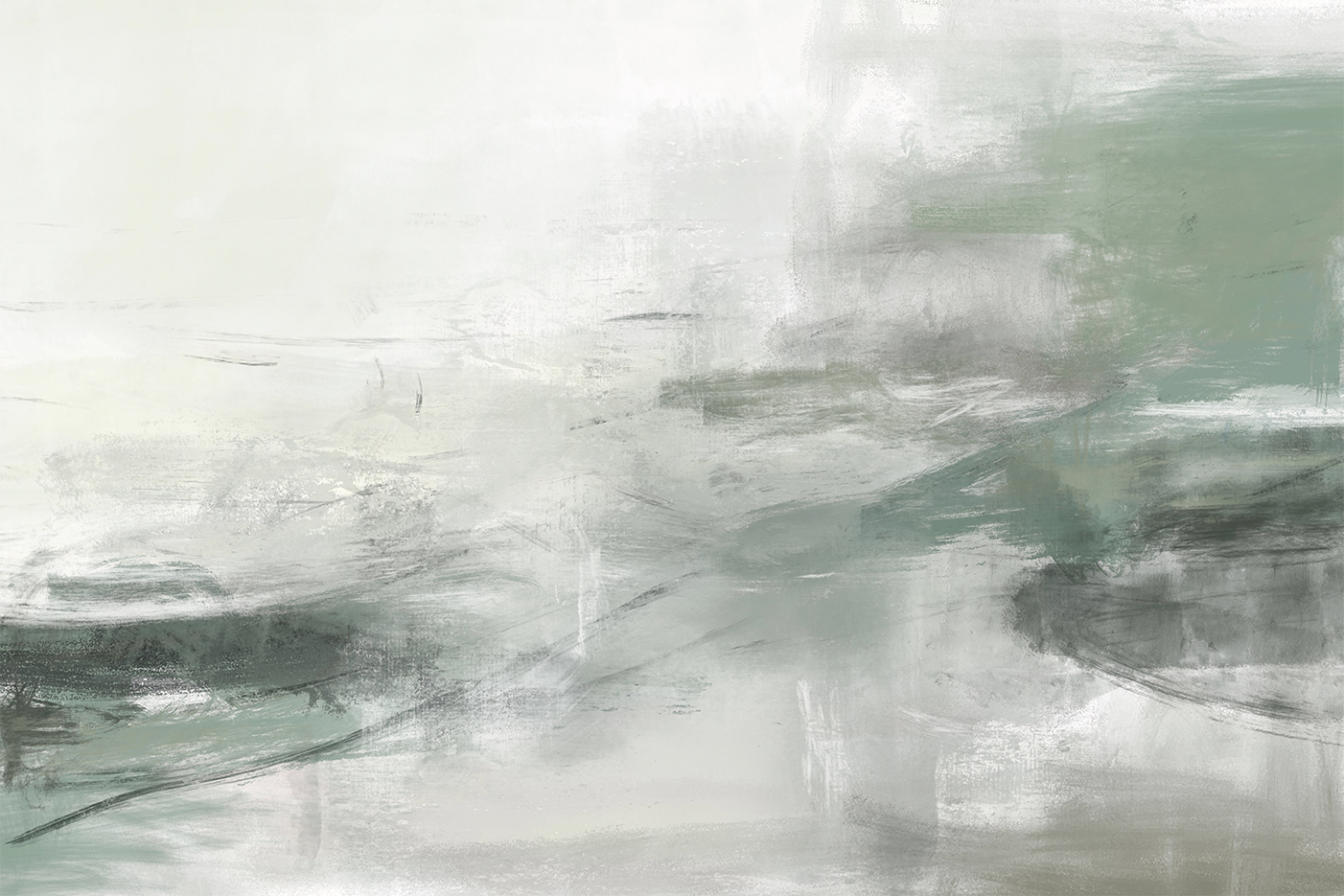 wall-art-print-canvas-poster-framed-Green Yard , By Karine Tonial Grimm-1