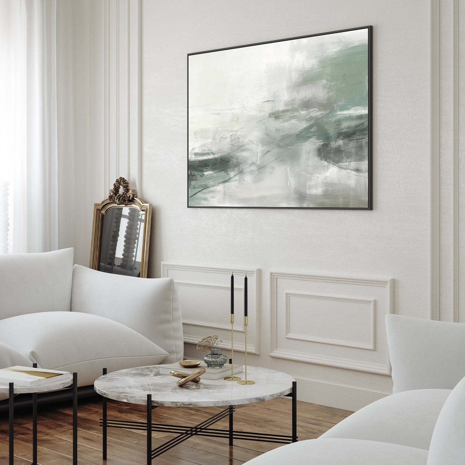 wall-art-print-canvas-poster-framed-Green Yard , By Karine Tonial Grimm-7