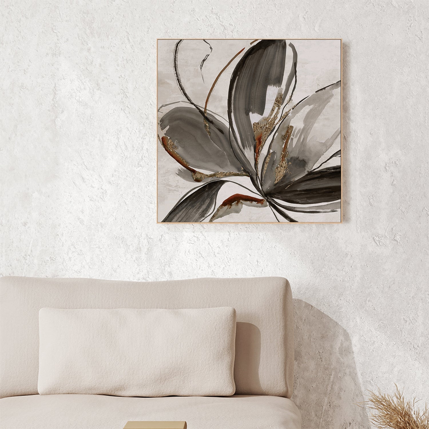 wall-art-print-canvas-poster-framed-Grey Glory, Brown Tone , By Asia Jensen-7