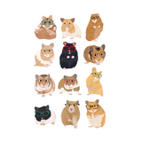 wall-art-print-canvas-poster-framed-Hamsters In Glasses, By Hanna Melin-GIOIA-WALL-ART