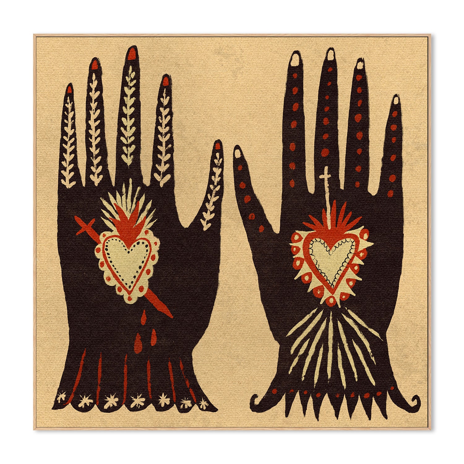wall-art-print-canvas-poster-framed-Hands-4