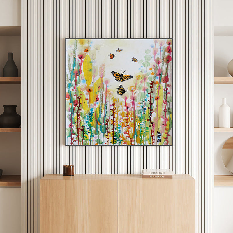 wall-art-print-canvas-poster-framed-Happiness Is A Butterfly , By Sylvie Demers-GIOIA-WALL-ART