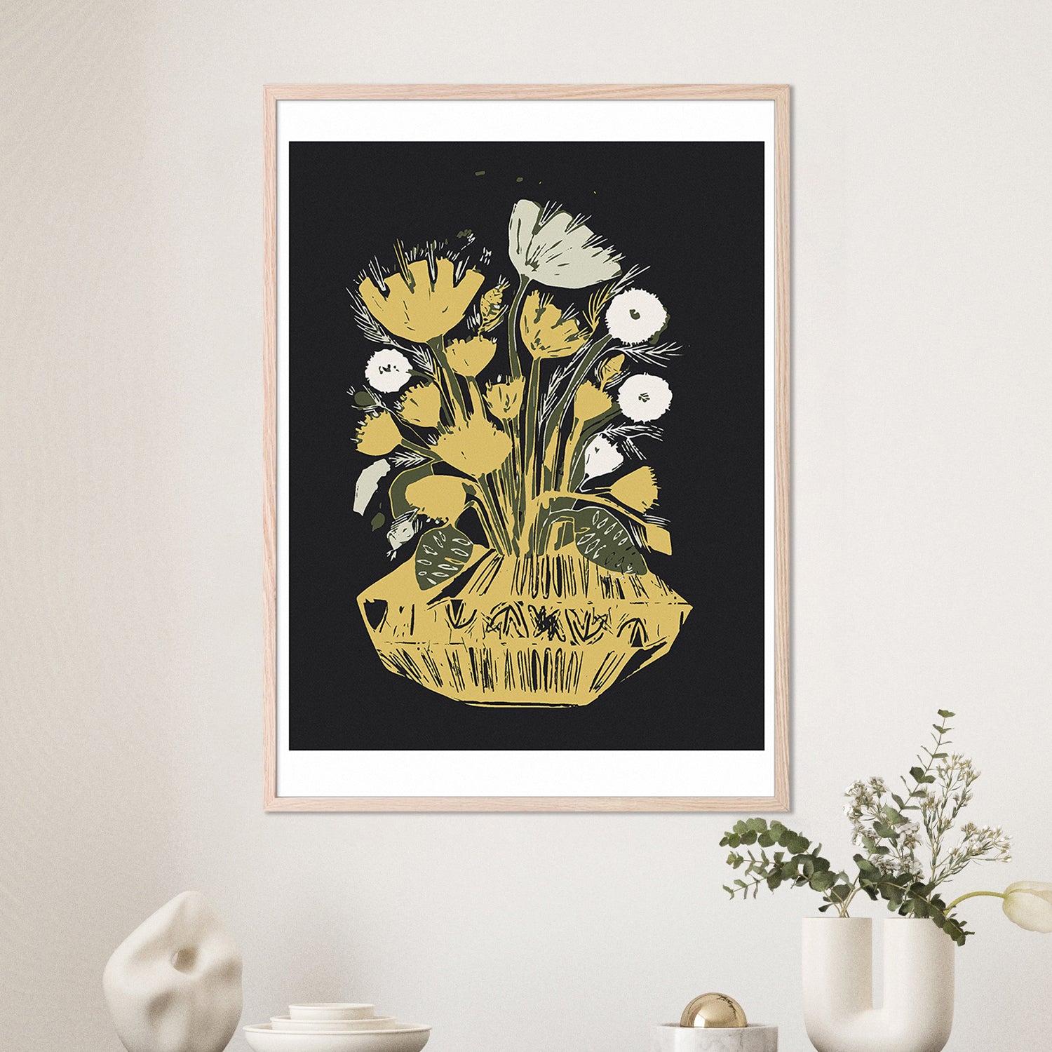 wall-art-print-canvas-poster-framed-Harvest Bouquet-2