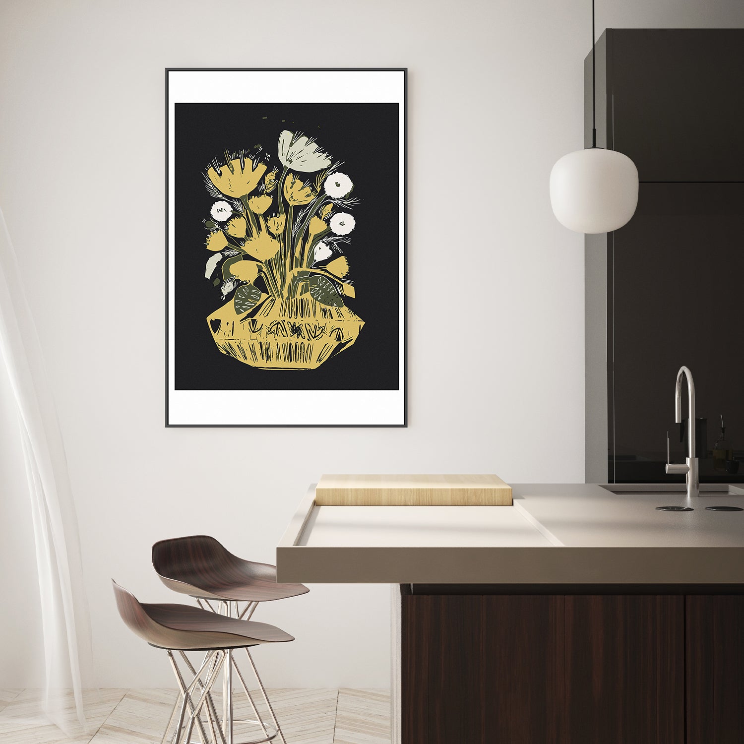 wall-art-print-canvas-poster-framed-Harvest Bouquet-8