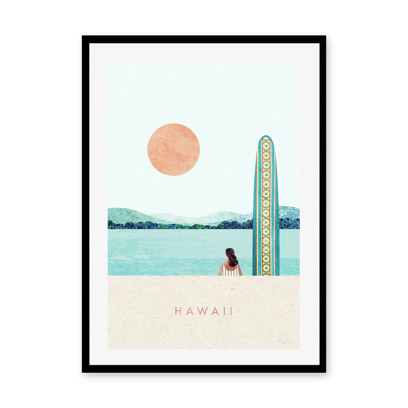 wall-art-print-canvas-poster-framed-Hawaii Surf , By Henry Rivers-GIOIA-WALL-ART