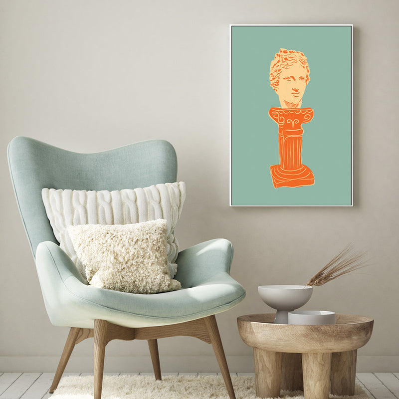 wall-art-print-canvas-poster-framed-Head On Pedestal , By Gigi Rosado-GIOIA-WALL-ART