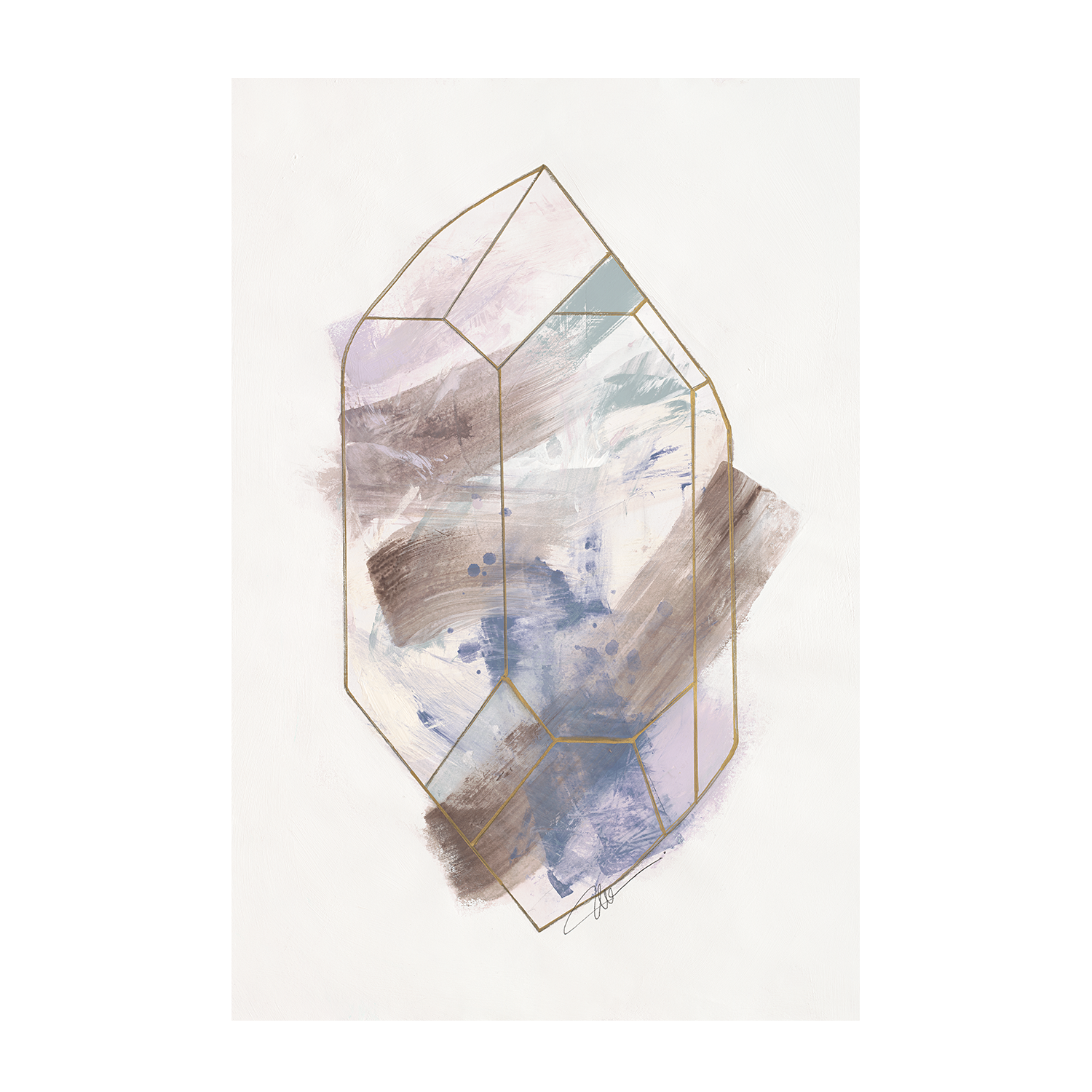 wall-art-print-canvas-poster-framed-Healing Crystal & Crystal Reflection, Set Of 2 , By Filippoloco-9