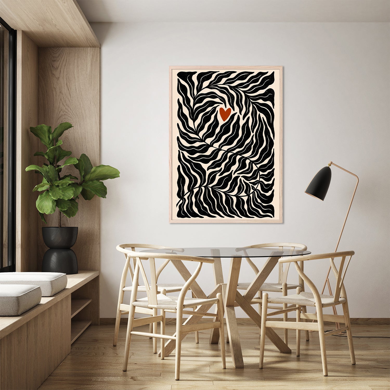 wall-art-print-canvas-poster-framed-Heart-9