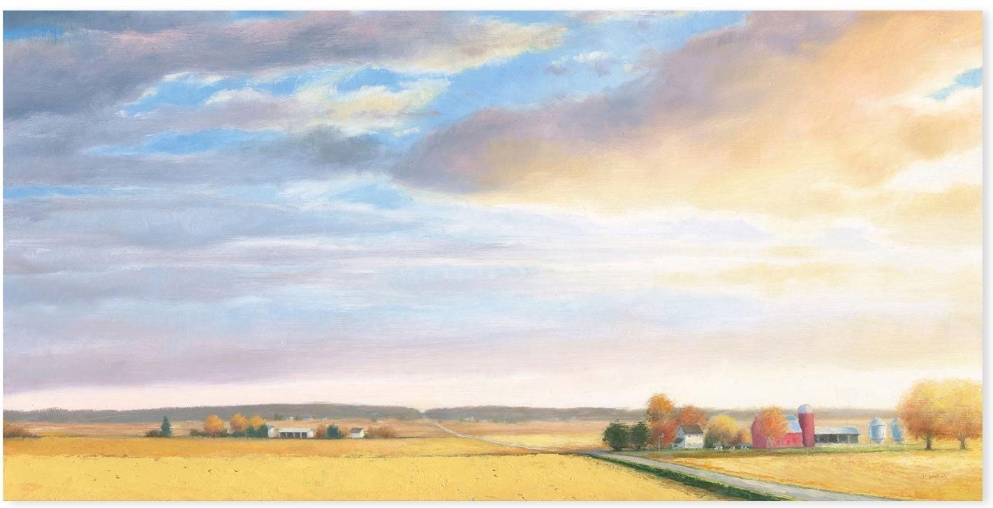 wall-art-print-canvas-poster-framed-Heartland Landscape Sky, Style B-by-James Wiens-Gioia Wall Art