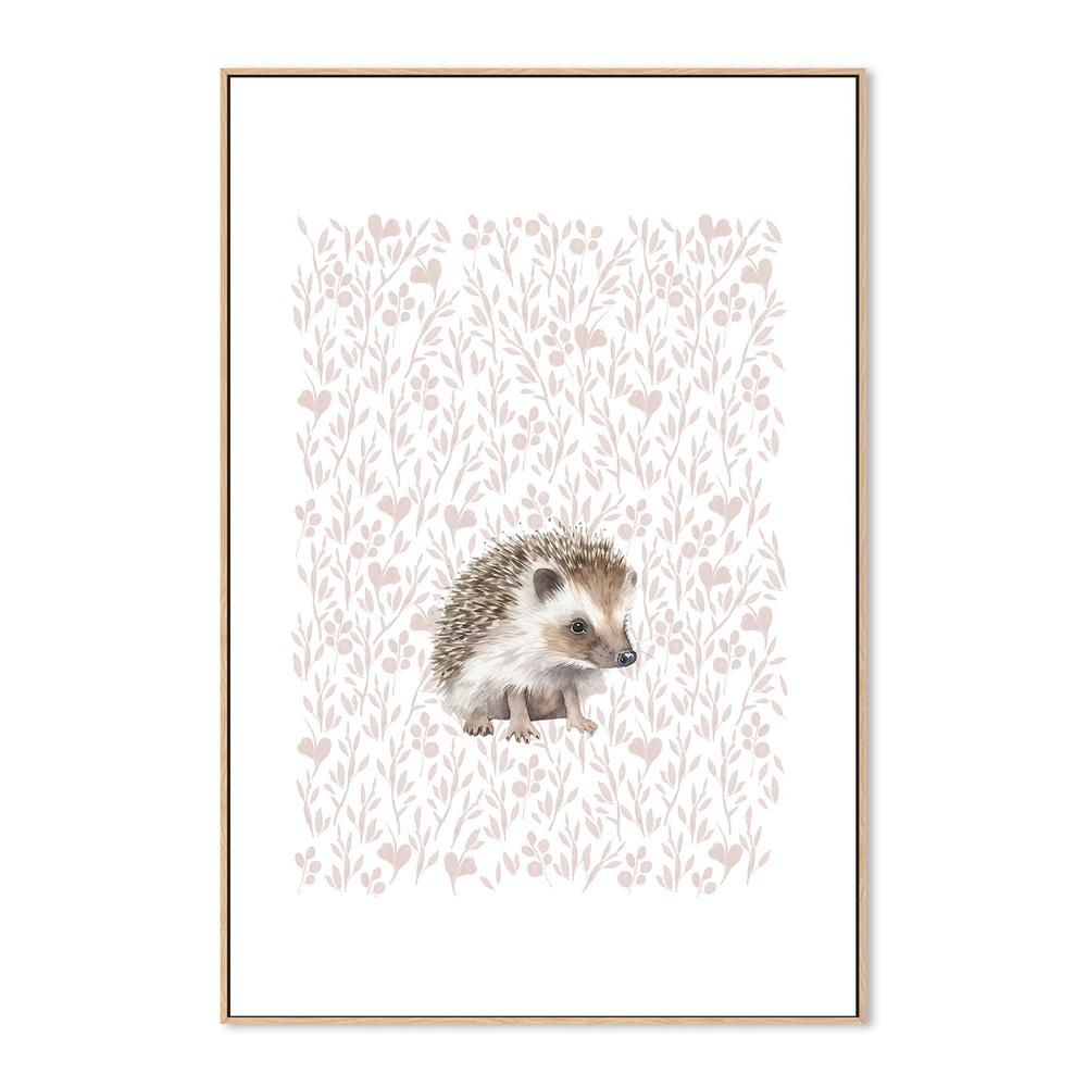 wall-art-print-canvas-poster-framed-Hedgehog Pattern , By At Viv Home Prints-4