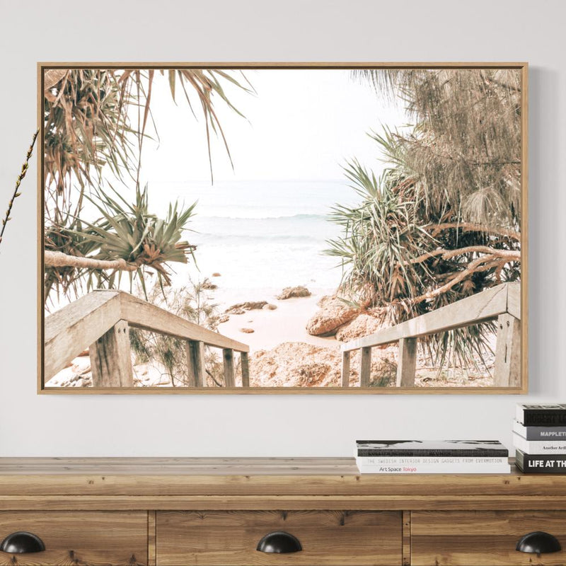 Hideaway Beach-Gioia-Prints-Framed-Canvas-Poster-GIOIA-WALL-ART