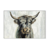 wall-art-print-canvas-poster-framed-Highland Cow, Style A-by-Silvia Vassileva-Gioia Wall Art