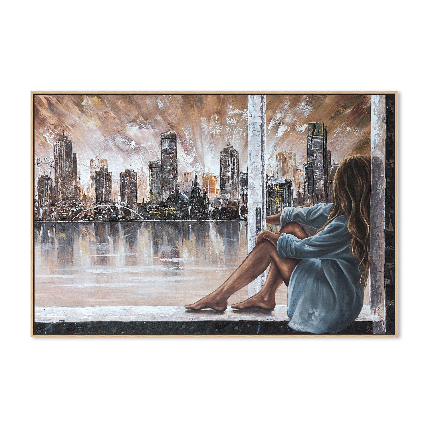 wall-art-print-canvas-poster-framed-Home is Where the Heart is , By Isabella Karolewicz-4