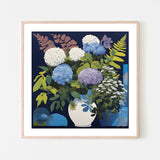wall-art-print-canvas-poster-framed-Hydrangea Harmony , By Julie Lynch-6